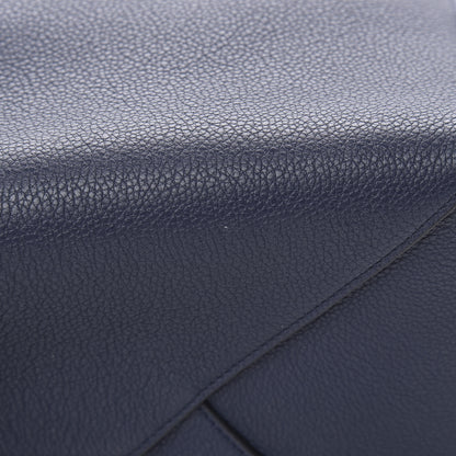 Celine Soft Grained Calfskin Small Belt Cabas Phantom Navy 11 of 12