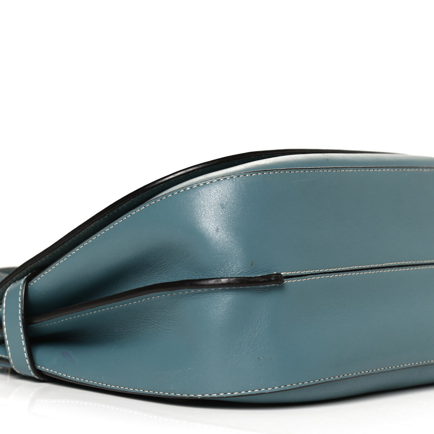 Silky Calfskin Amberley Satchel Blue
