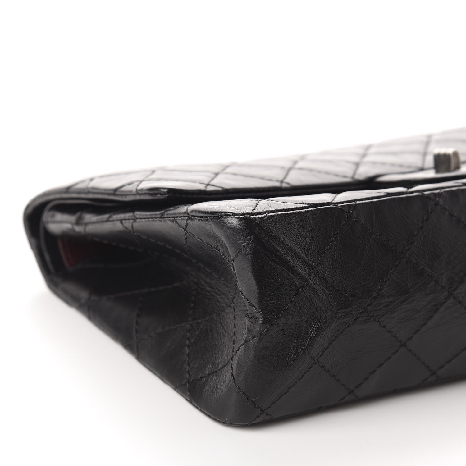 Chanel Aged Calfskin Quilted 2.55 Reissue 226 Flap Black 6 of 11