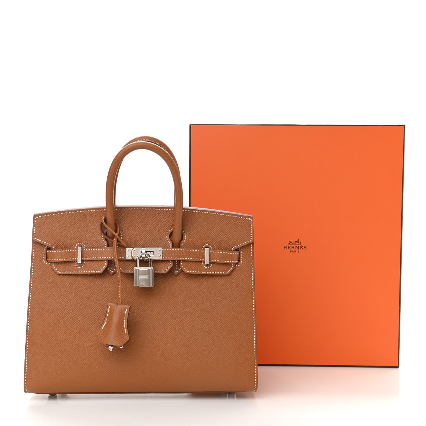 Madame Calfskin Birkin Sellier 25 Gold