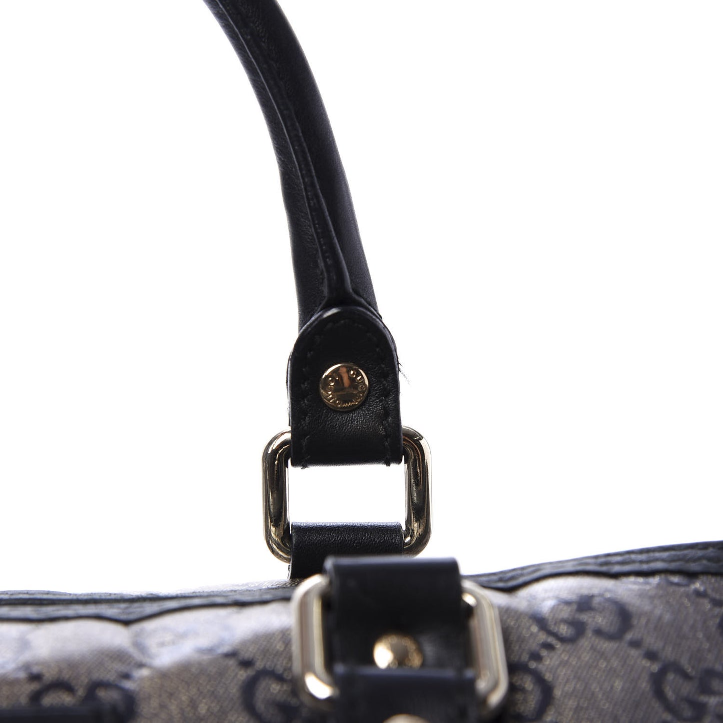 Crystal Monogram Medium Joy Boston Black