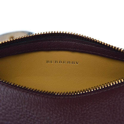 Burberry Calfskin The Barrel Bag Deep Claret Limestone 6 of 9