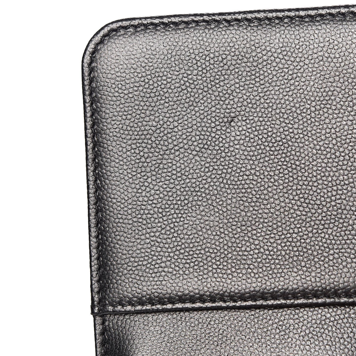 Caviar Quilted Boy Wallet On Chain WOC So Black