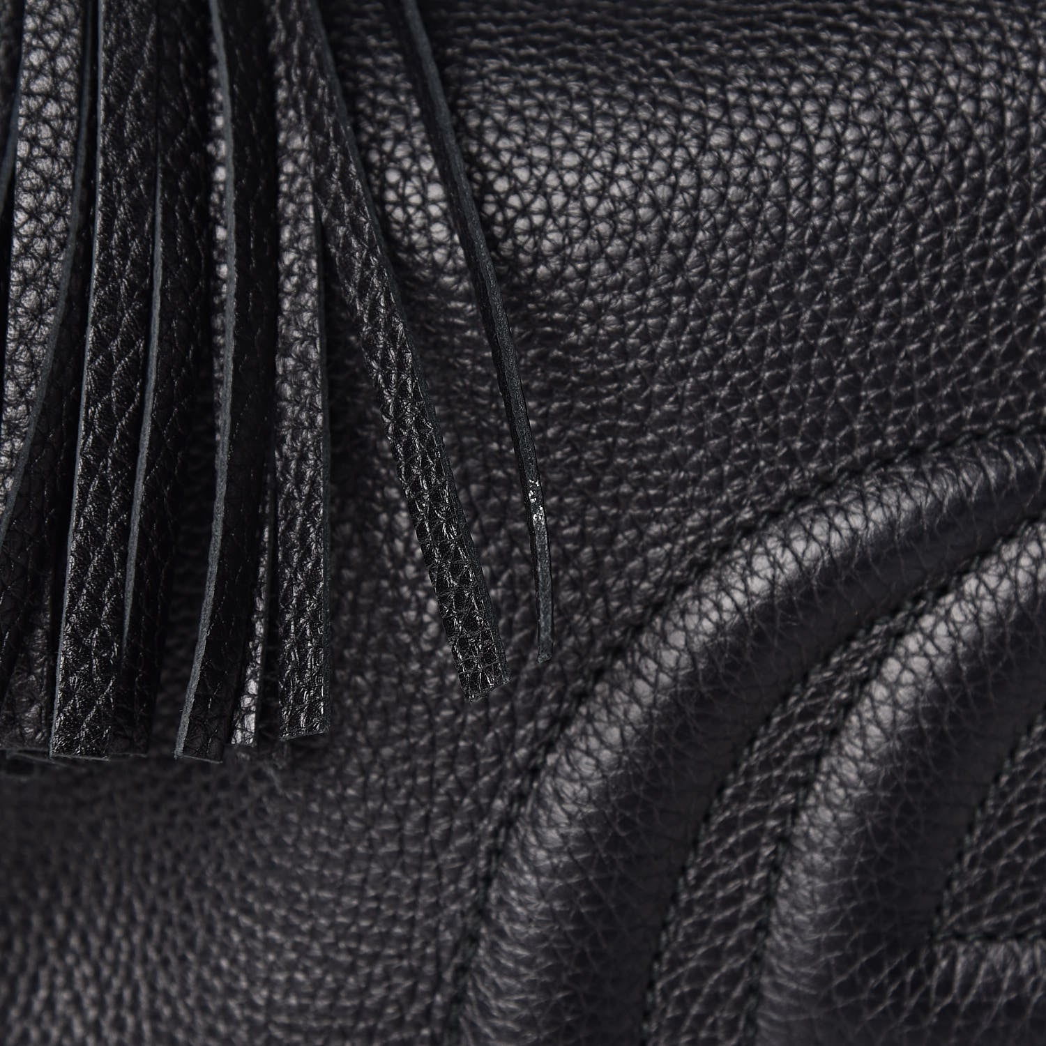 Gucci Pebbled Calfskin Large Soho Hobo Black 10 of 13