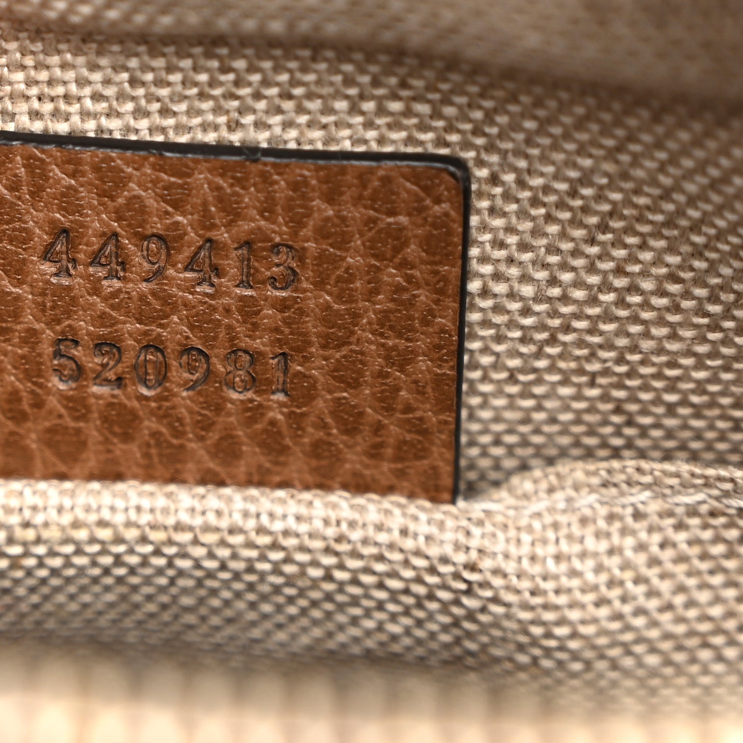 Gucci Monogram Mini Bree Messenger Bag Beige Tabacco 7 of 10