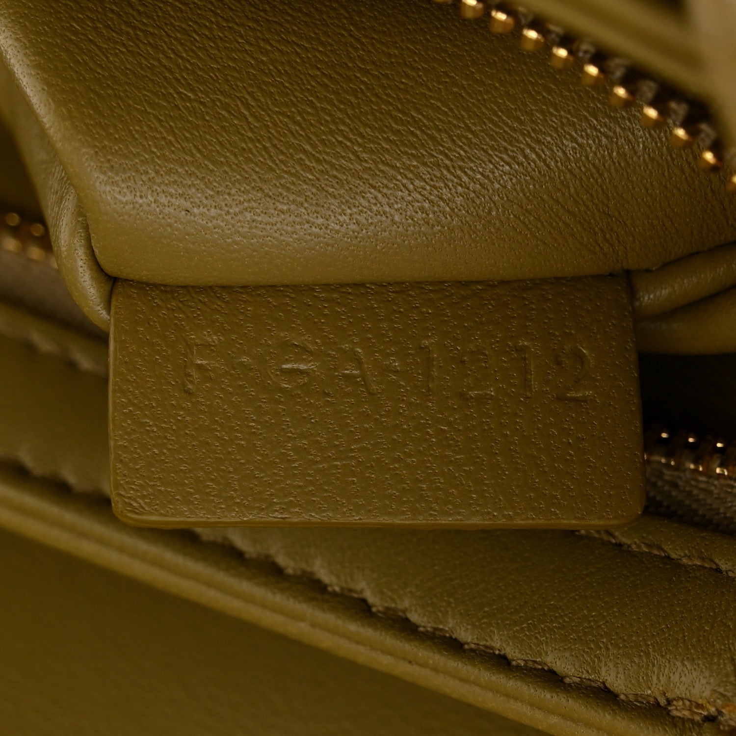 Celine Shiny Calfskin Teen Triomphe Olive 7 of 12