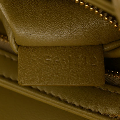 Celine Shiny Calfskin Teen Triomphe Olive 7 of 12