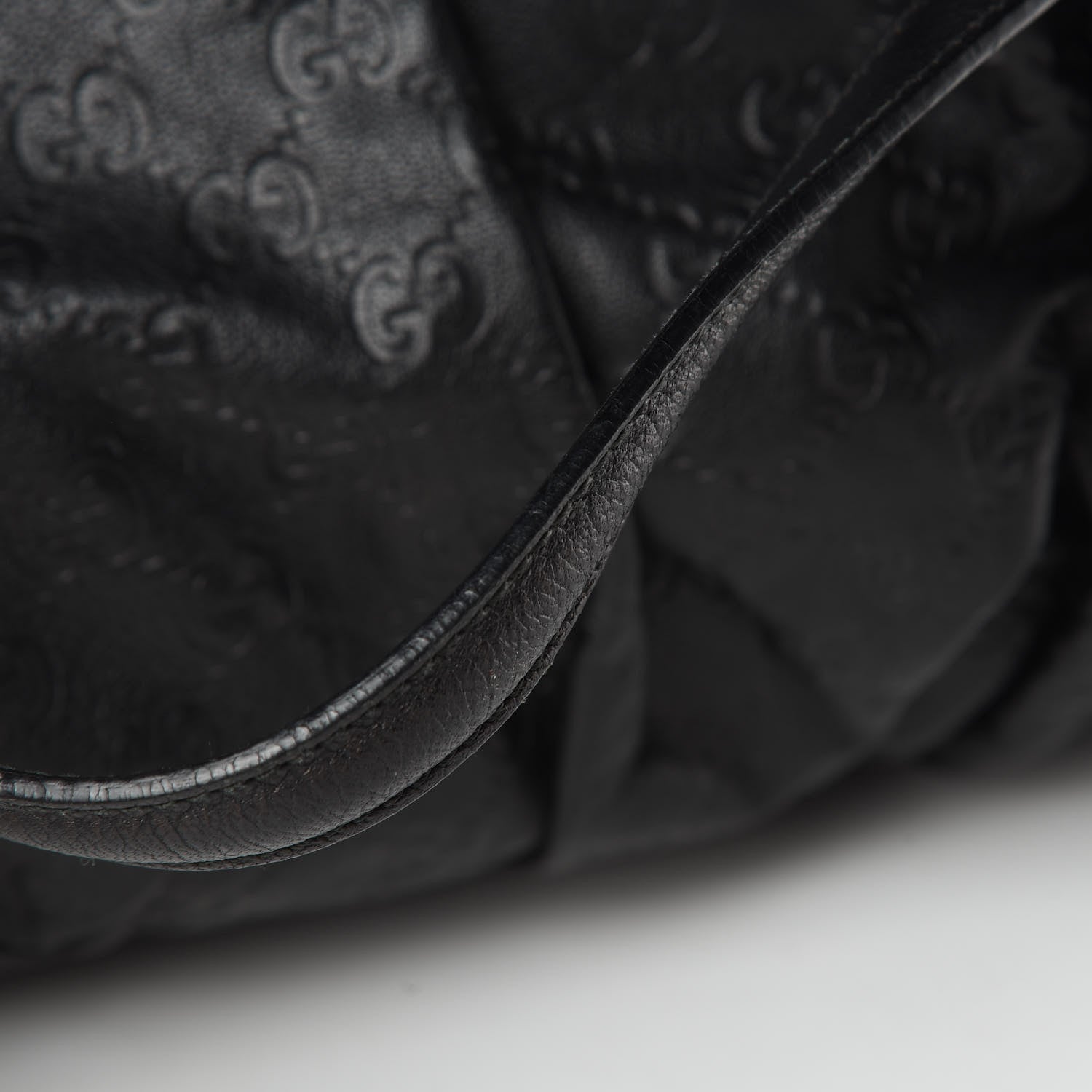 Gucci Guccissima Full Moon Tote Black 12 of 13