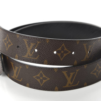 Louis Vuitton Monogram Epi 35mm LV Circle Reversible Belt 95 38 Black 3 of 5
