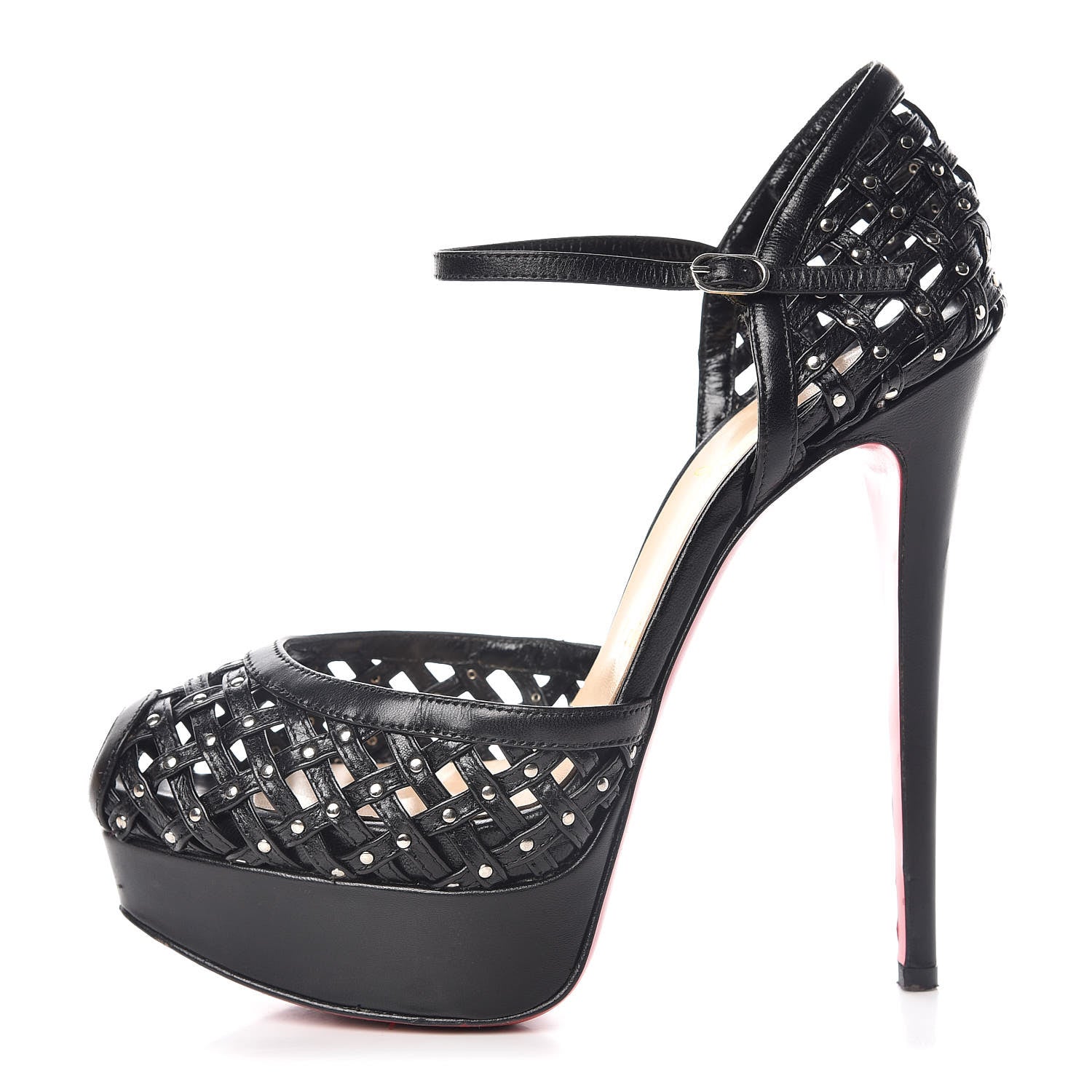 Christian Louboutin Kid Mrs 150 Pumps 36.5 Black 1 of 12