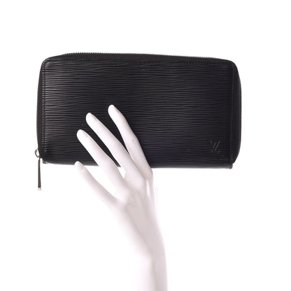 Louis Vuitton Epi Zippy Organizer Wallet Black 2 of 10