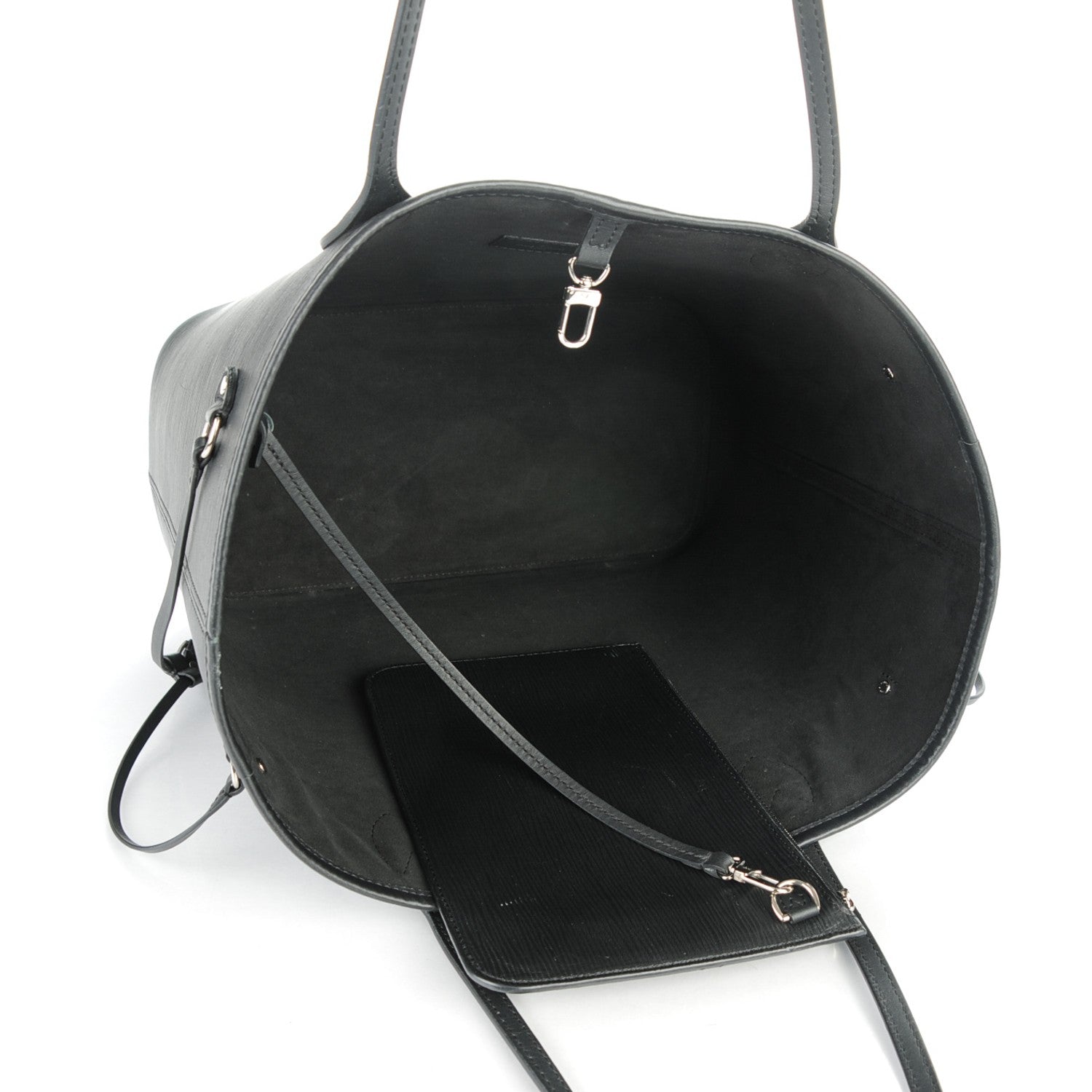 Louis Vuitton Epi Neverfull MM Black 6 of 10