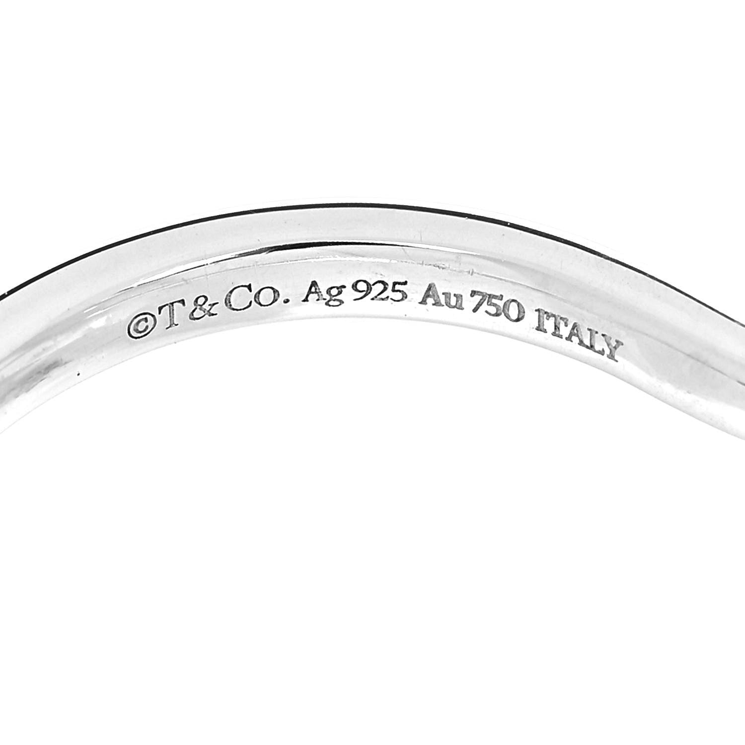 Tiffany 18K Yellow Gold Sterling Silver Return to Tiffany Love Bugs Butterfly Flower Ring 52 6 5 of 6