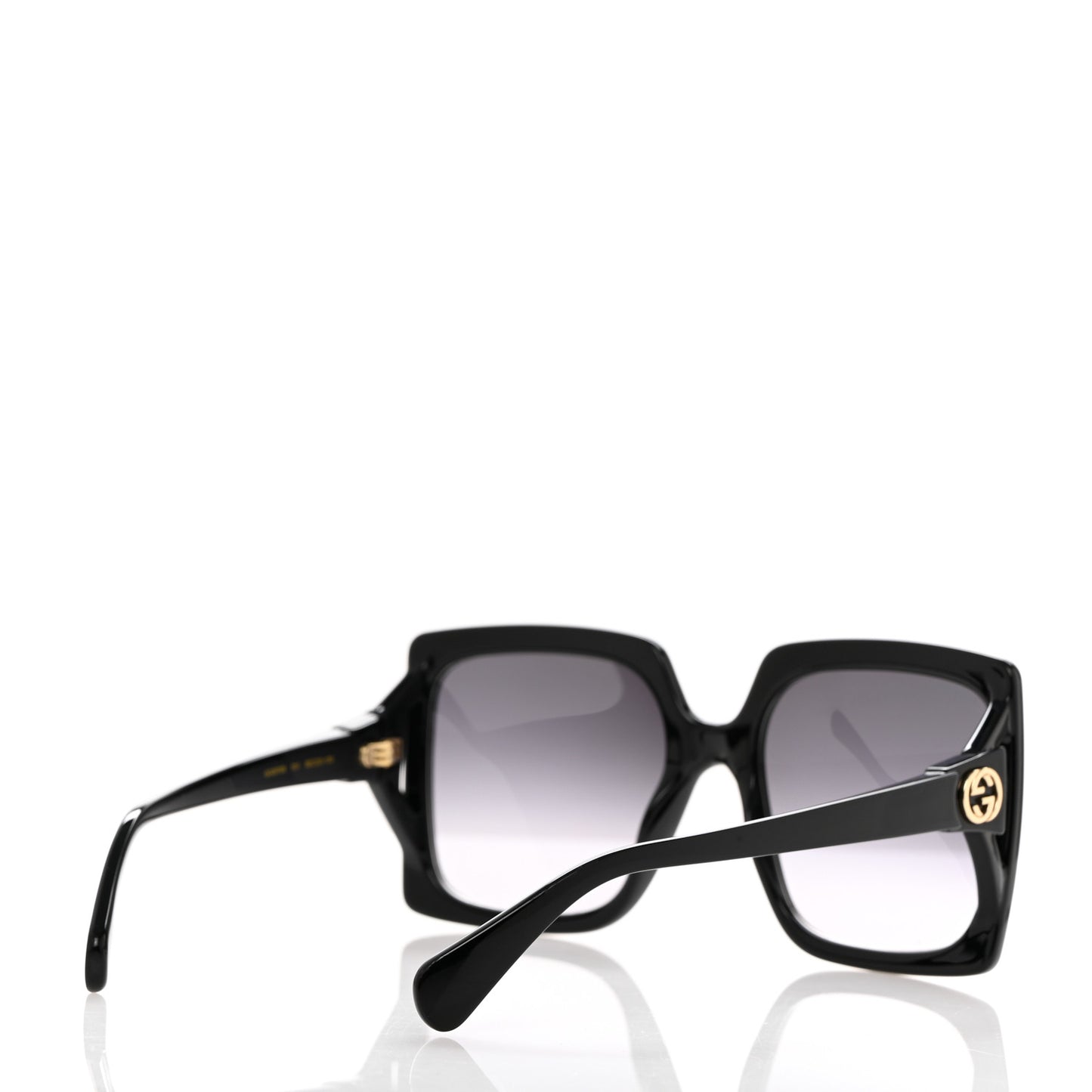 Acetate Square Frame Sunglasses GG0876S Black