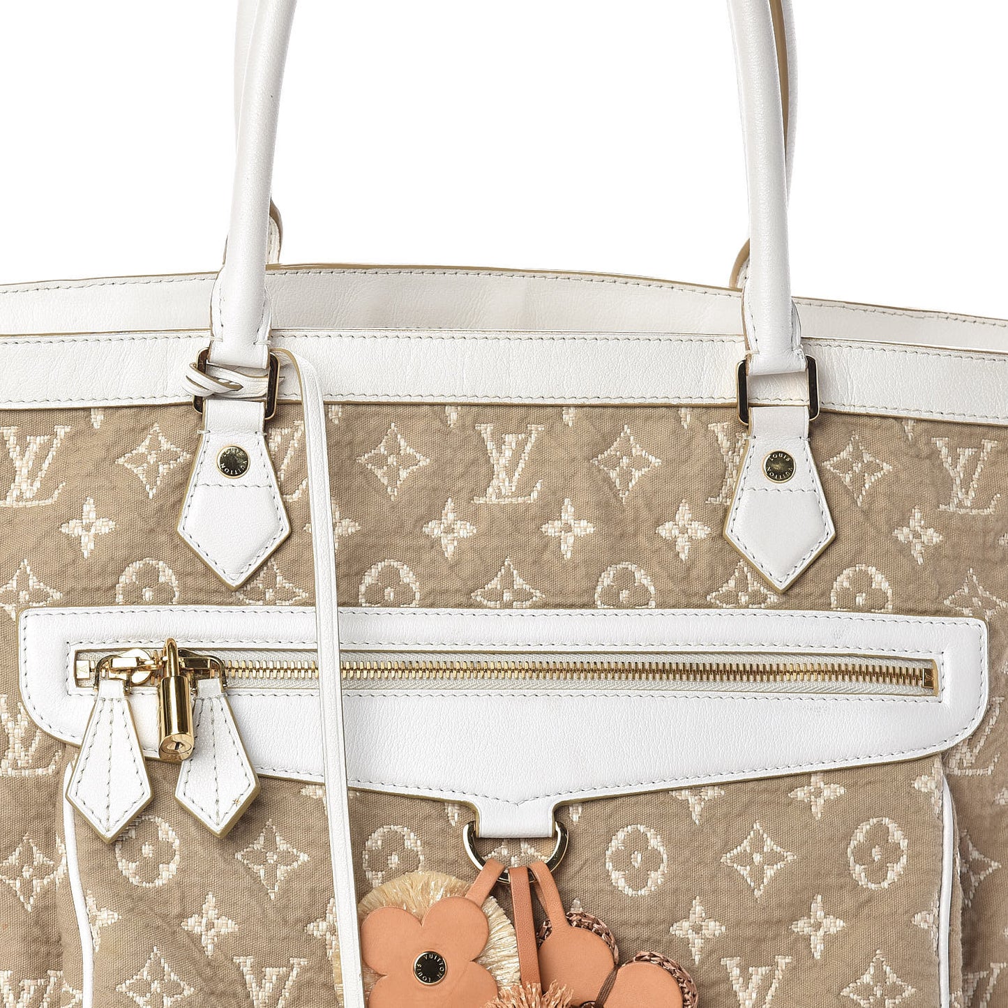 Monogram Sabbia Cabas GM White