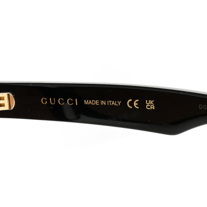 Gucci Acetate Rectangle Sunglasses GG0960SA Black 5 of 8