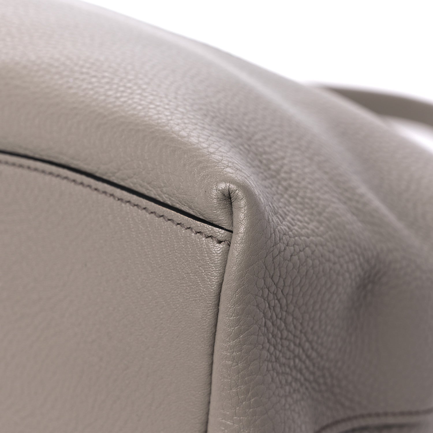 Prada Vitello Phenix Logo Hobo Argilla 8 of 11
