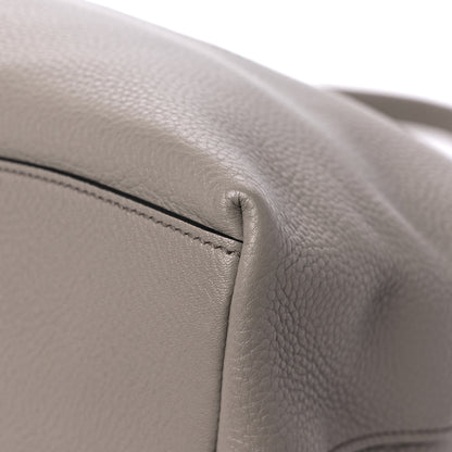 Prada Vitello Phenix Logo Hobo Argilla 8 of 11
