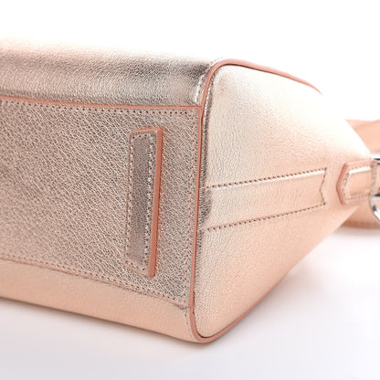 Givenchy Metallic Sugar Goatskin Mini Antigona Light Pink 9 of 9