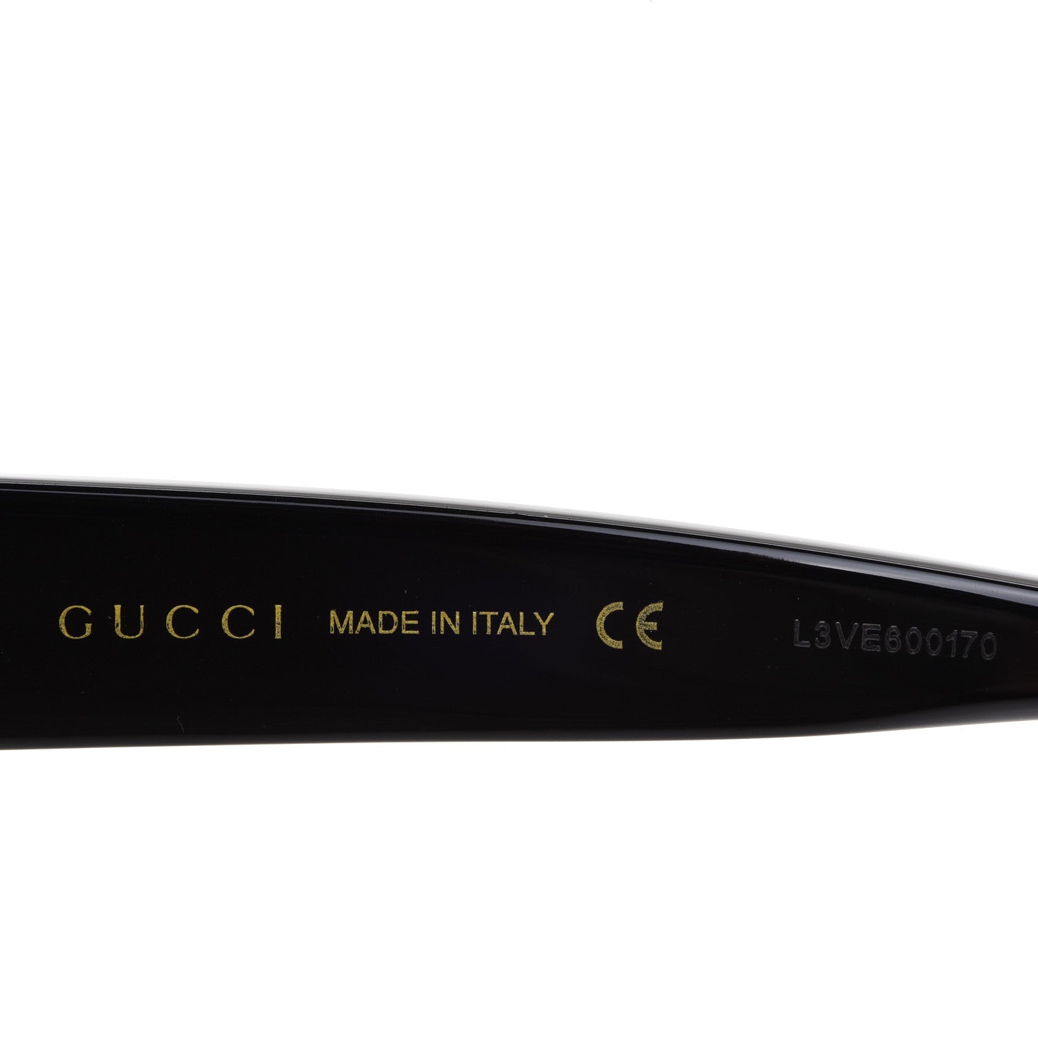 Gucci Acetate Stars Cat Eye Sunglasses GG0116S Black 6 of 8