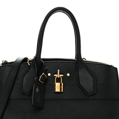 Louis Vuitton Taurillon City Steamer MM Black 8 of 13