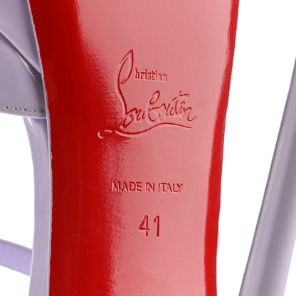 Christian Louboutin Patent So Jenlove 150 Pumps 41 Lilac Smoke 7 of 13