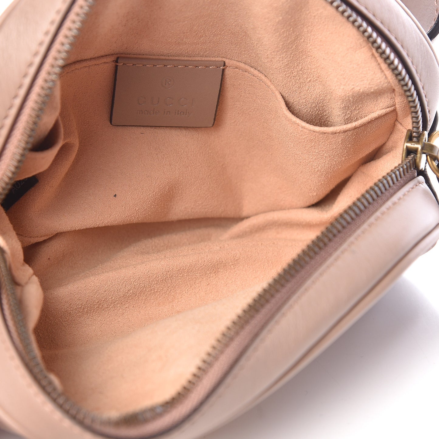 Calfskin Matelasse GG Marmont Belt Bag 85 34 Porcelain Rose