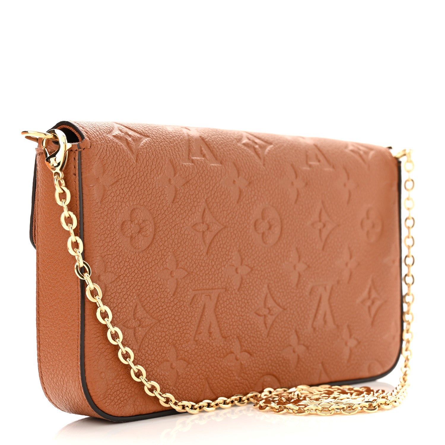 Louis Vuitton Empreinte Pochette Felicie Chain Wallet Cognac 4 of 11