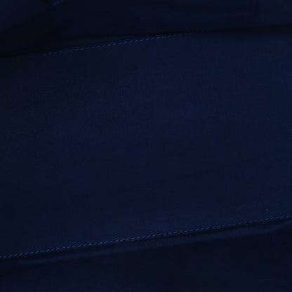 Celine Drummed Calfskin Mini Luggage Indigo 5 of 11