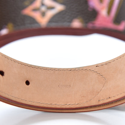 Louis Vuitton Monogram Watercolor Aquarelle Belt 95 38 Brown 5 of 8