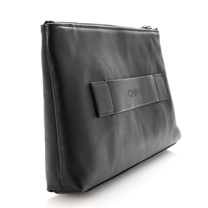 Chanel Metallic Calfskin Keyboard Pouch Black 3 of 6