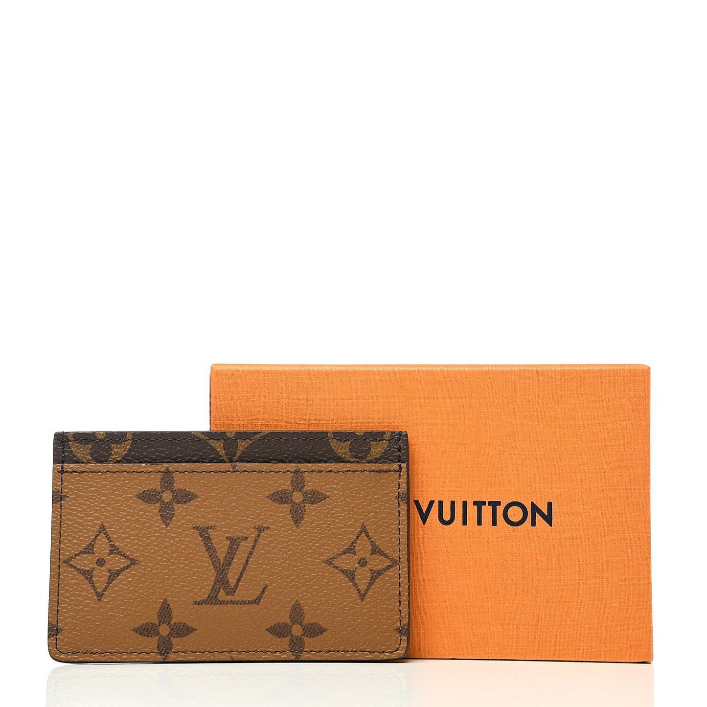 Reverse Monogram Card Holder
