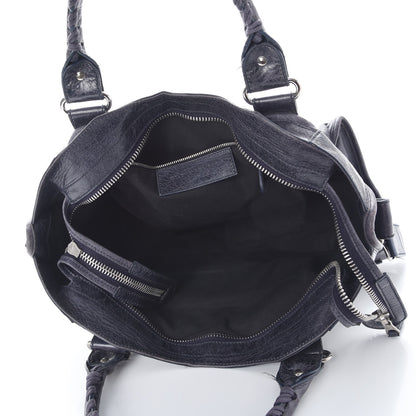 Balenciaga Agneau Giant 21 Silver Hardware Part Time Dark Night 5 of 15