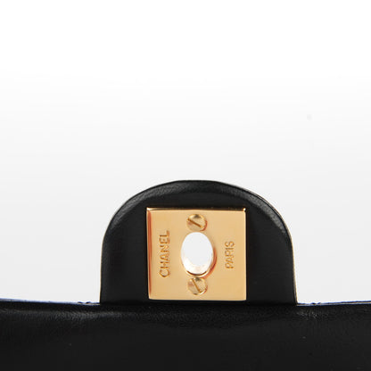 Chanel Lambskin Quilted Mini Square Flap Black 5 of 8