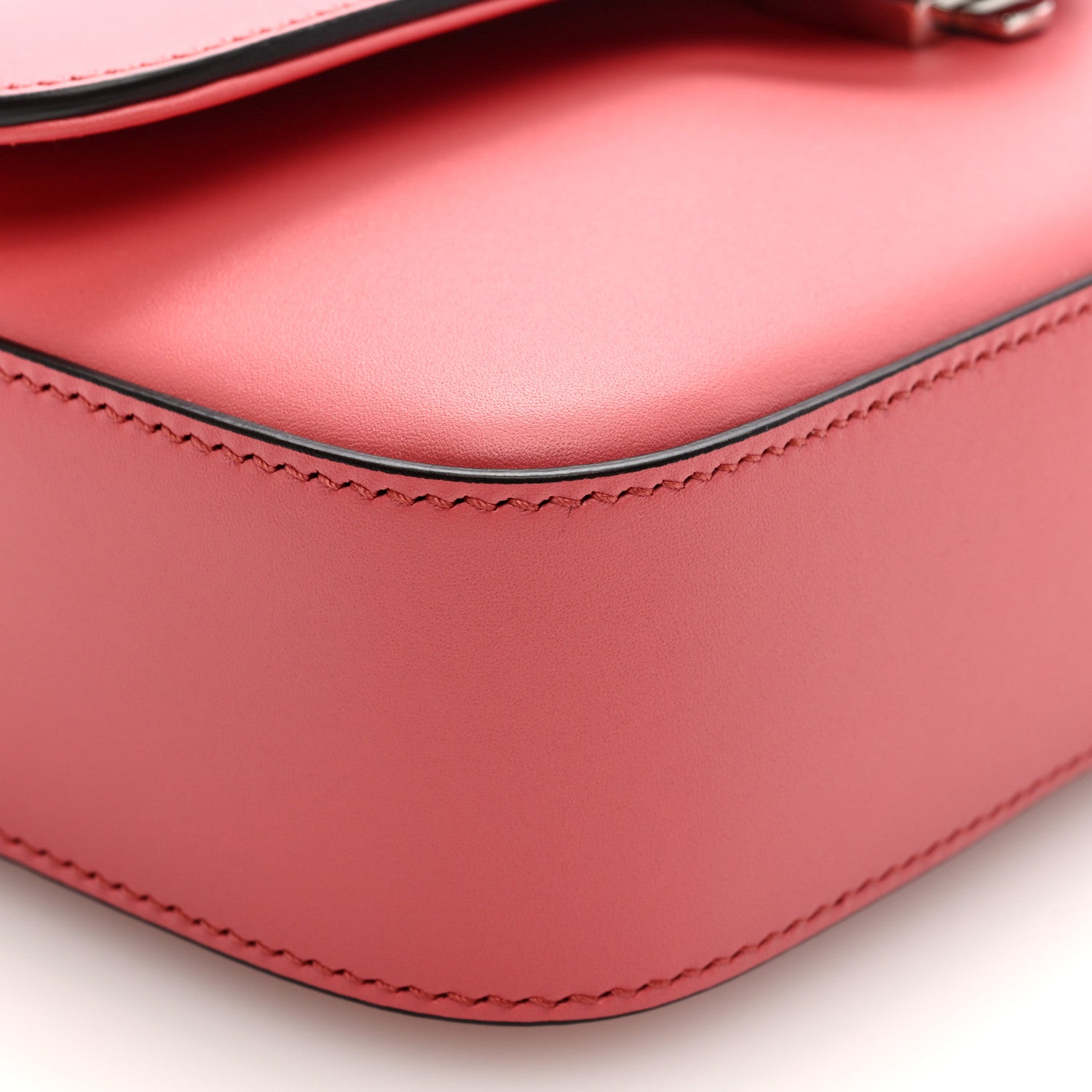 Gucci Senna Calfskin Petite GG Top Handle Shoulder Bag Pink 8 of 10