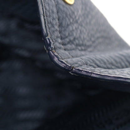 Prada Vitello Daino Shoulder Bag Bluette 19 of 23
