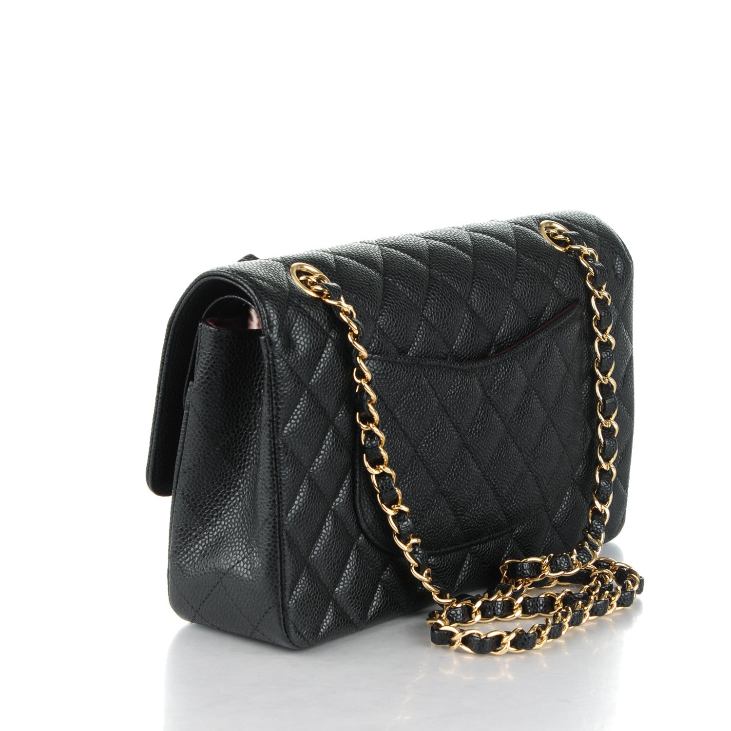 Chanel Caviar Quilted Medium Double Flap Black 3 of 8