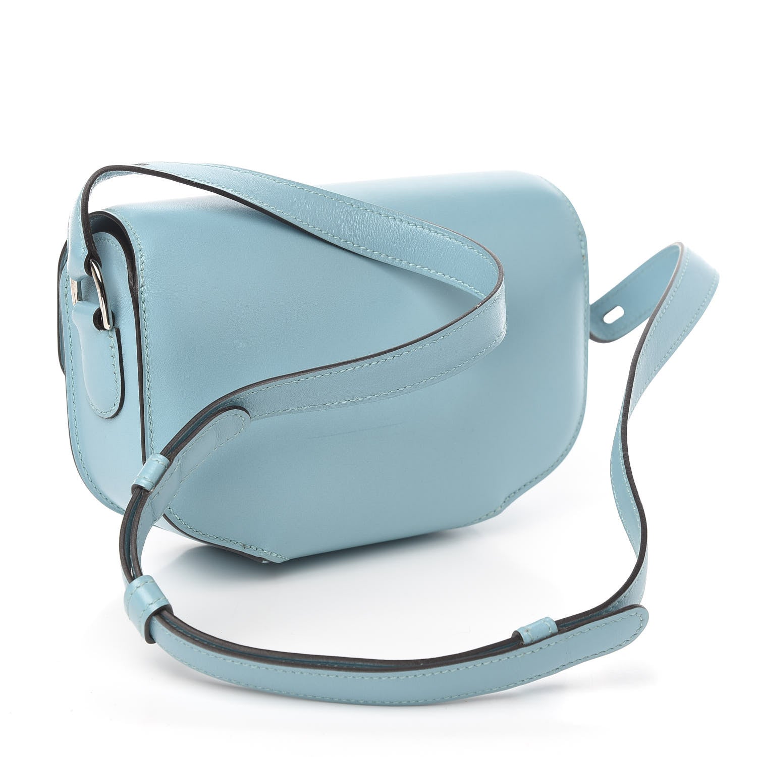 Hermes Veau Tadelakt Cherche Midi 18 Bleu Atoll 3 of 9