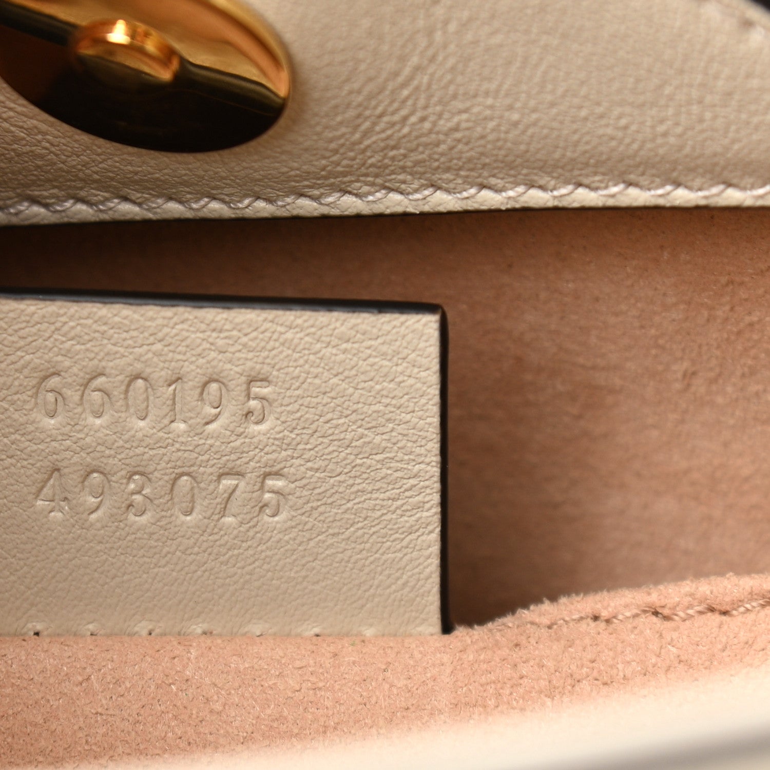 Gucci Wonka Grain Calfskin Small Diana Tote Bag Mystic White Orange Fluo 8 of 10
