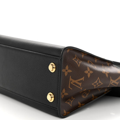 Louis Vuitton Calfskin Monogram On My Side PM Black 9 of 9