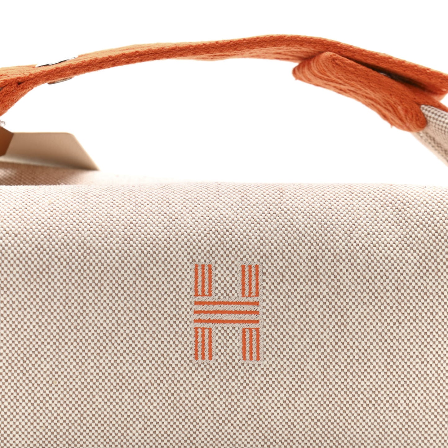 Canvas Small Bride-A-Brac Pouch Natural Orange