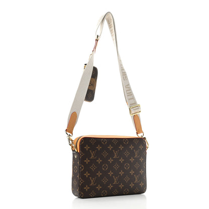 Louis Vuitton X NIGO Reverse Monogram Stripes Trio Messenger 3 of 10
