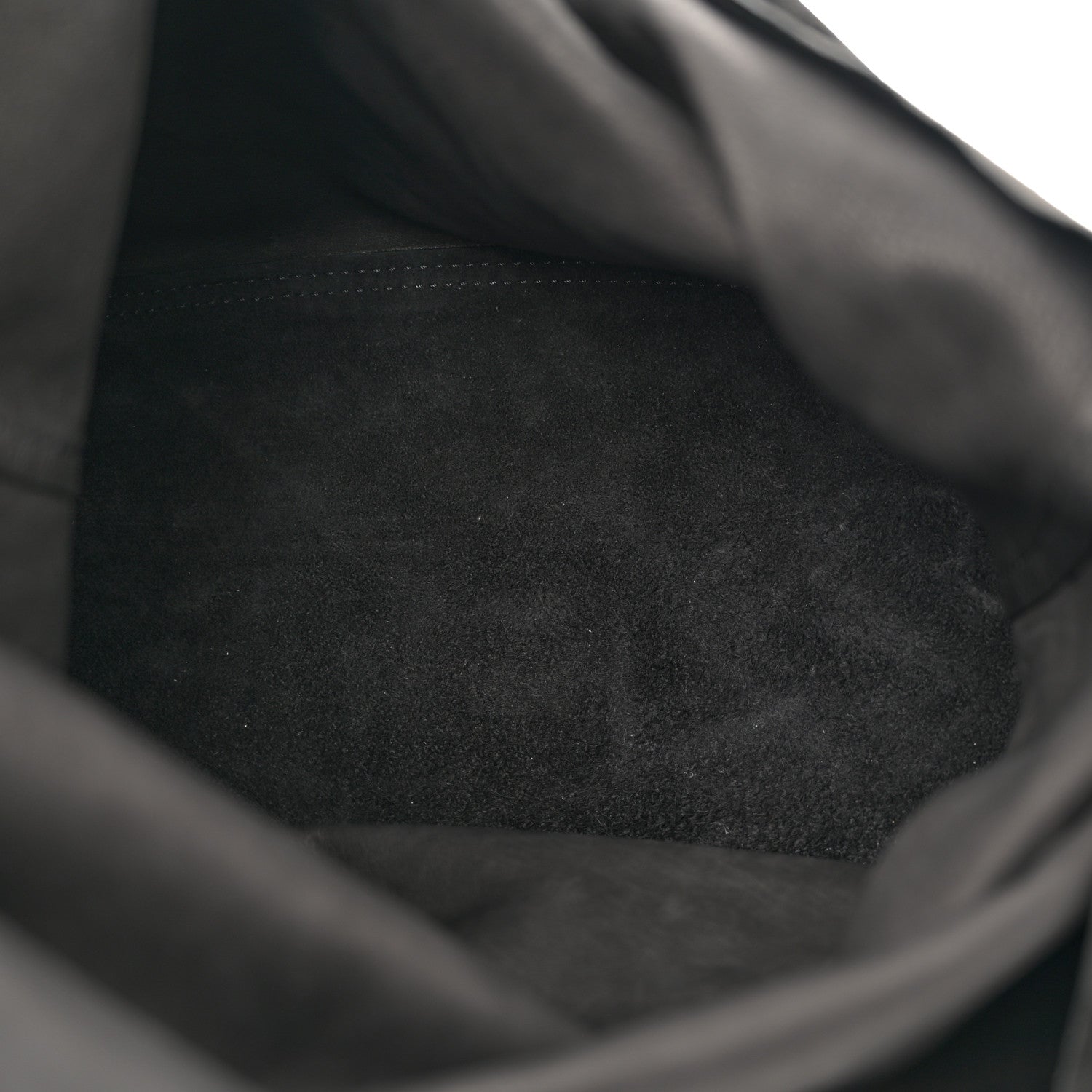 The Row Suede Bindle Bag Black 5 of 8