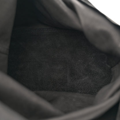 The Row Suede Bindle Bag Black 5 of 8