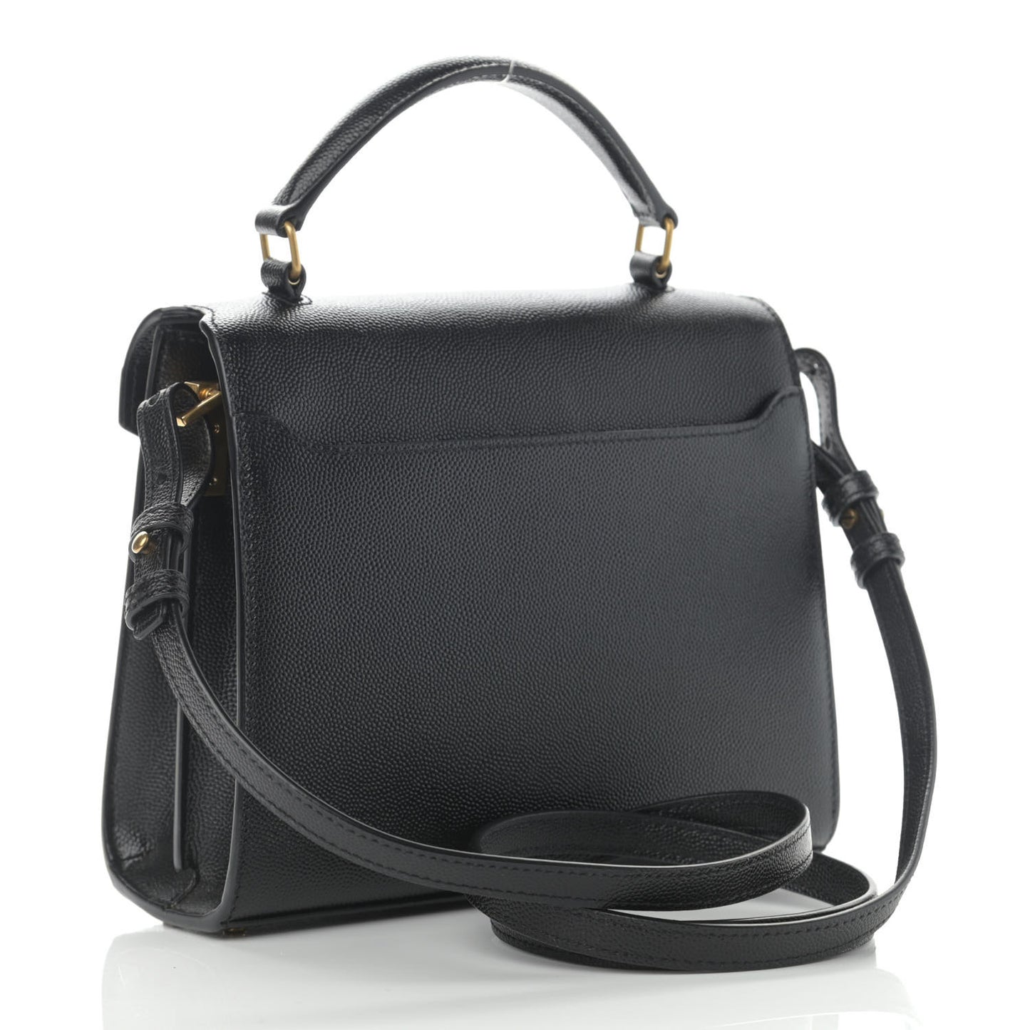 Grain de Poudre Mini Classic Monogram Cassandra Top Handle Black