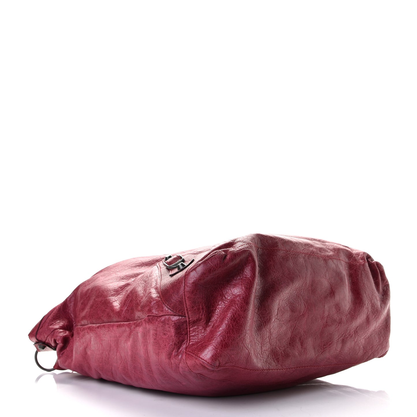 Agneau Classic Hardware Day Hobo Pourpre