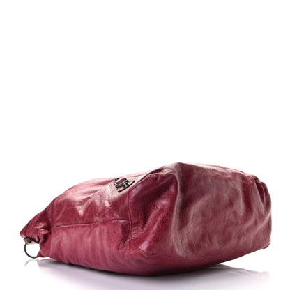 Balenciaga Agneau Classic Hardware Day Hobo Pourpre 3 of 5
