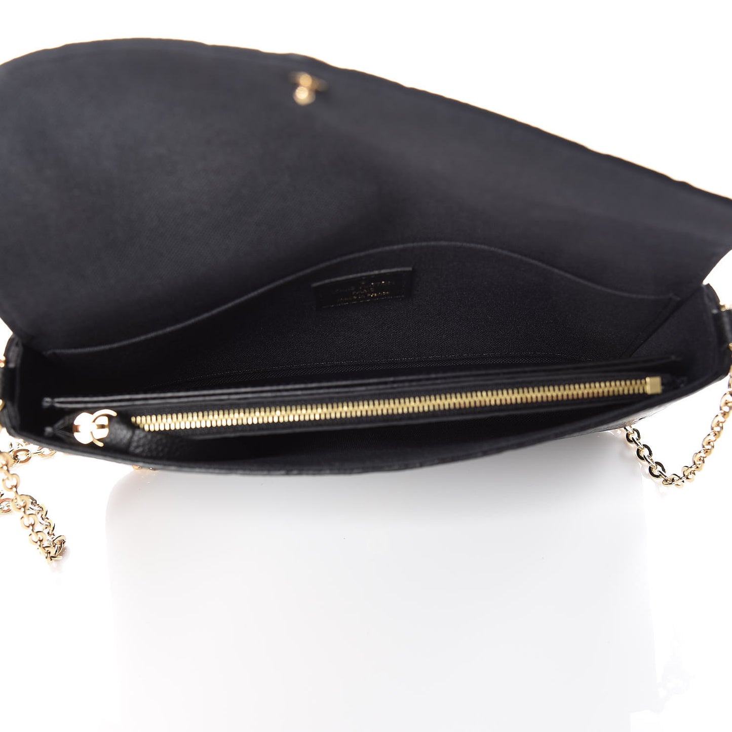 Empreinte Pochette Felicie Chain Wallet Black