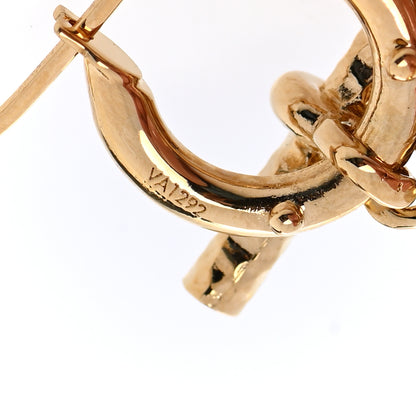 Louis Vuitton Baby Louise Earrings Gold 5 of 7