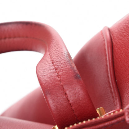 Fendi Vitello Capra Alabama Colorblock Large Chameleon Tote Ciliegia Bordeaux Ruby 8 of 16